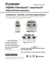 Frymaster FilterQuick Touch FQE80U Electric Bedienungsanleitung