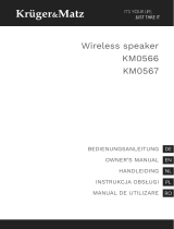 Kruger & Matz Street XL bluetooth speaker black Benutzerhandbuch