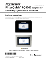 Frymaster FilterQuick Touch FQ4000 FQ80/100/120 easyTouch Controller Bedienungsanleitung