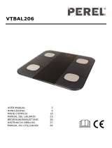 Velleman VTBAL206 Smart Bathroom Scale Benutzerhandbuch