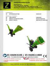 Zipper Maschinen ZI-HAEK4100 Petrol Garden Shredder Benutzerhandbuch