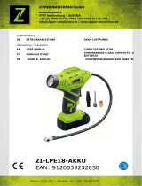 Zipper ZI-LPE18-AKKU Bedienungsanleitung