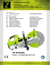 Zipper ZI-BTS350 Concrete Cutter and Polisher Benutzerhandbuch