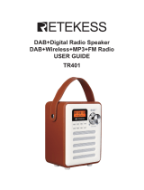 Retekess TR401 DAB+Digital Radio Speaker Benutzerhandbuch