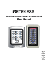 Retekess T-AC04 Metal Standalone Keypad Access Control Benutzerhandbuch