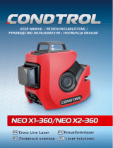 CONDTROL Laser krzyżowy NEO X2-360 Bedienungsanleitung