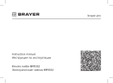 Brayer BR1058WH Electric Kettle Benutzerhandbuch