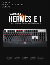 Gamdias HERMES E1 3-IN-1 COMBO Benutzerhandbuch