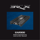 Audiotec Fischer BRAX GX2000 Bedienungsanleitung