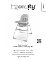 ITY by Ingenuity Yummity Yum Easy Folding High Chair - Goji Bedienungsanleitung