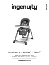 ingenuity SmartServe 4-in-1 High Chair - Clayton Bedienungsanleitung