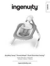 ingenuity AnyWay Sway Dual-Direction Portable Swing – Ray Bedienungsanleitung