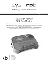 RPB GX4 Gas Monitor Benutzerhandbuch