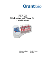 Grant Instruments PTR-25 360° Vertical Mini Rotator Benutzerhandbuch