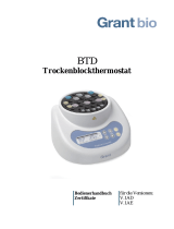 Grant Instruments BTD Dry Block Heater Benutzerhandbuch