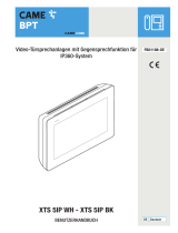 CAME XTS 5IP WH, XTS 5IP BK Benutzerhandbuch