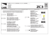 CAME ZC3 Spare Parts Manual