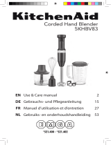 KitchenAid 5KHBV83 Corded Hand Blender Benutzerhandbuch