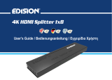 Edision 4K HDMI Splitter 1x8 Benutzerhandbuch