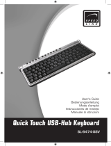 SPEEDLINK Quick Touch USB-Hub Keyboard Benutzerhandbuch