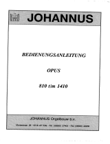 Johannus Opus 1010 Benutzerhandbuch