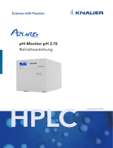 Knauer AZURA pH-Monitor pH 2.1S Bedienungsanleitung