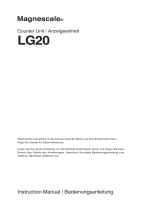 Magnescale LG20 Bedienungsanleitung