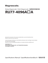 Magnescale RU77-4096A□A Bedienungsanleitung