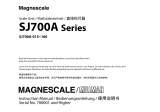 Magnescale SJ700A Bedienungsanleitung