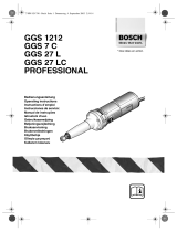Bosch GGS 27 L Mini Collet Grinder Benutzerhandbuch