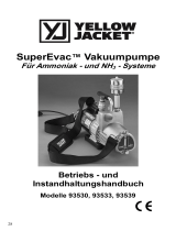 Yellow Jacket BULLET®X NH3 and BULLET®DCX NH3 Vacuum Pumps Benutzerhandbuch