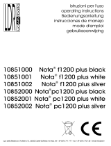 LDR Nota f 1000 / 1200 W plus black Bedienungsanleitung