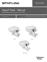 SPX FLOW AquaT Manual Marine Toilet Benutzerhandbuch