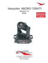 JB-Lighting Varycolor Micro 150 HTI Benutzerhandbuch