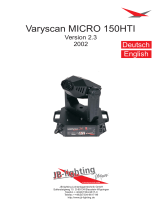 JB-Lighting Varyscan Micro Plus 150 HTI Benutzerhandbuch
