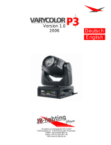 JB-Lighting Varycolor P3 250 HTI Benutzerhandbuch