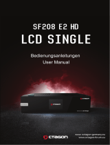 Octagon SF208 Single LCD E2 HD 2x 750MHz Dual Threaded Bedienungsanleitung