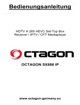 Octagon SX888 IP HEVC H.265 HD IPTV Set-Top Box Bedienungsanleitung
