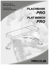 Maxxus Flat Bench PRO Benutzerhandbuch