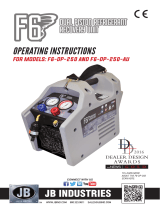 JB F6-DP-308 F6-DP-250 AU/EU Refrigerant Recovery Unit  Benutzerhandbuch