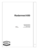 Enraf-Nonius Radarmed 650+ Benutzerhandbuch