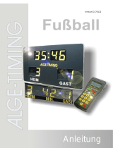ALGE-Timing Football scoreboard Benutzerhandbuch