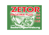 Zetor PROXIMA PLUS 2009 Benutzerhandbuch
