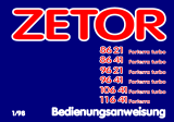 Zetor FORTERRA Z 8621-11641 Benutzerhandbuch