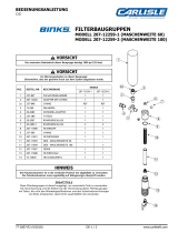 Carlisle Filter Assembly Bedienungsanleitung