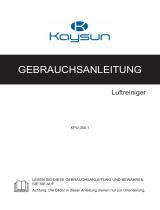 Kaysun Air Purifier KPU-350.1 Benutzerhandbuch