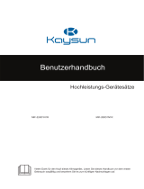 Kaysun High Capacity Front Air Discharge Benutzerhandbuch