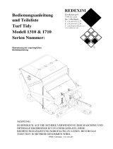 Redexim Turf-Tidy 1710 Bedienungsanleitung