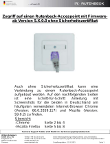 Rutenbeck 226104050 - AC WLAN POF/UAE 1xUp rw 2,2 mm Benutzerhandbuch
