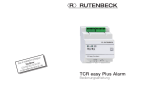 Rutenbeck TCR easy Plus Alarm Benutzerhandbuch